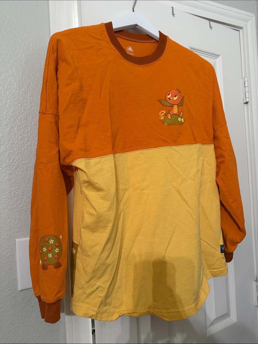 Disney / EPCOT Orange Bird Color Block Long Sleeve Tee